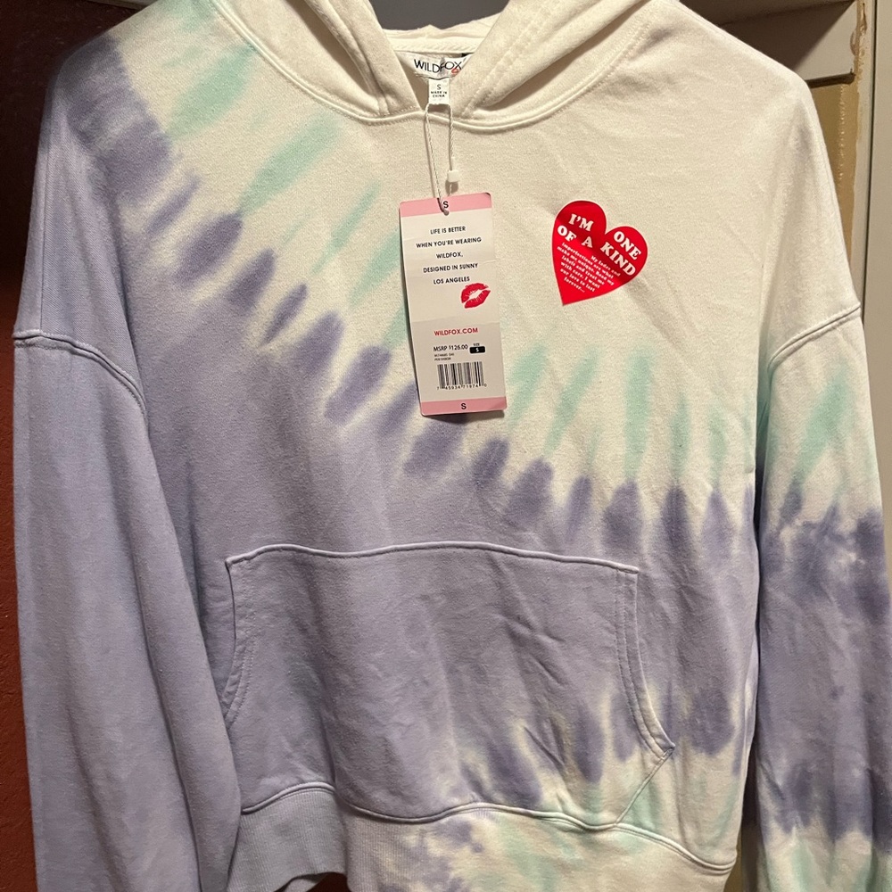 Wildfox tie dye hoodie